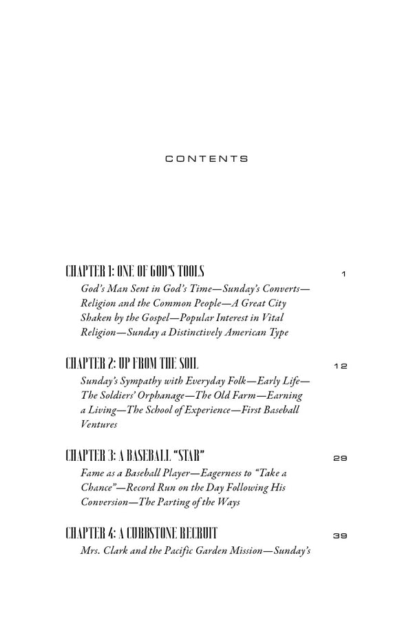 Billy Sunday: The Man and His Message