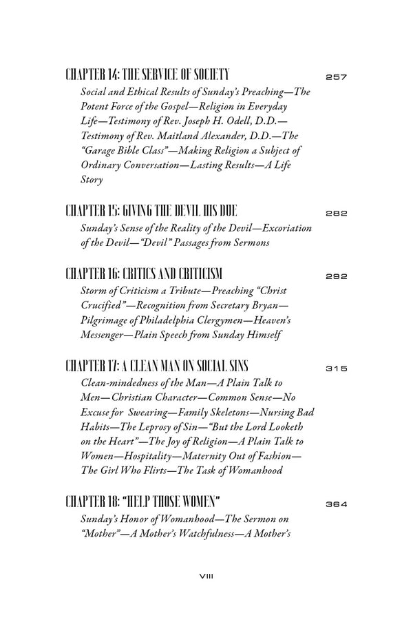 Billy Sunday: The Man and His Message