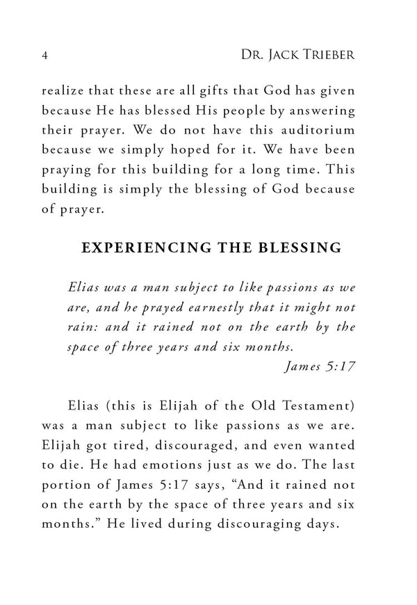 The Blessing of the Lord