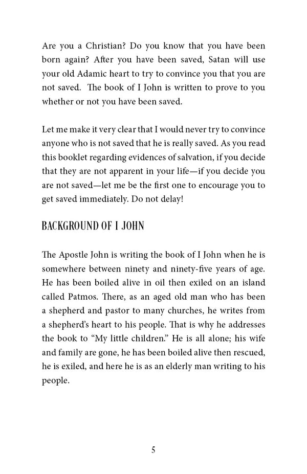 Evidences of Salvation