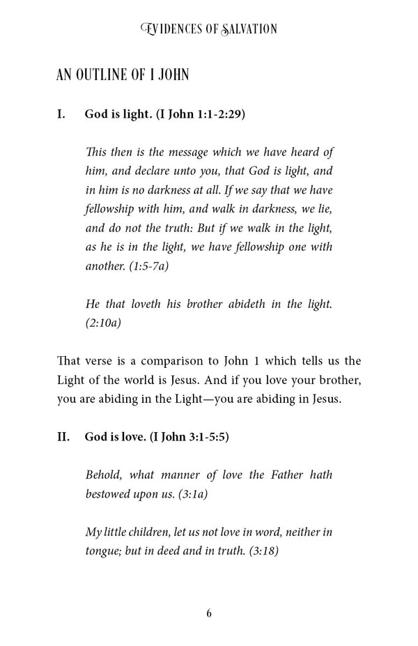 Evidences of Salvation