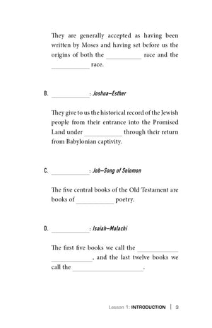 Exploring the Old Testament Student Edition