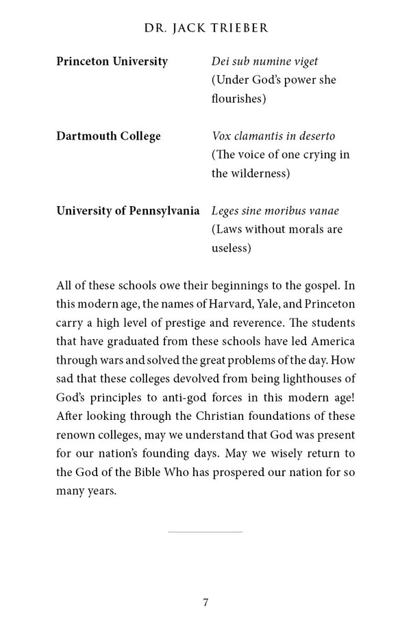 God in the Ivy League Schools