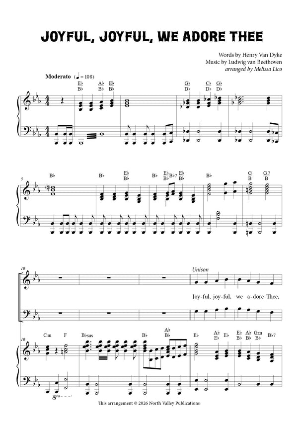 How Great Our Joy - Christmas Choir Arrangements