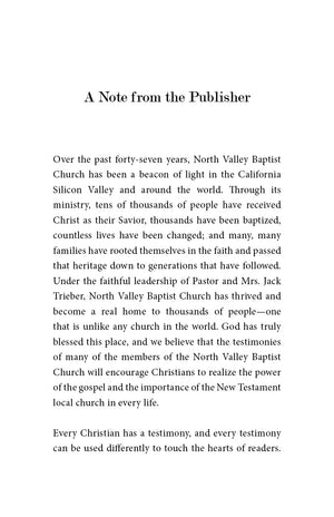 How North Valley Baptist Church Reached Me