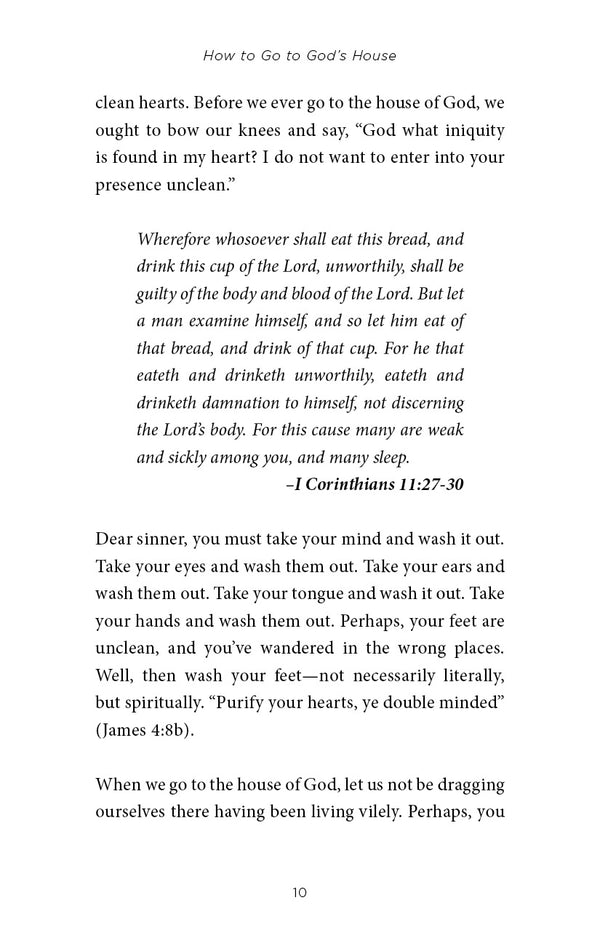 How to Go to God's House