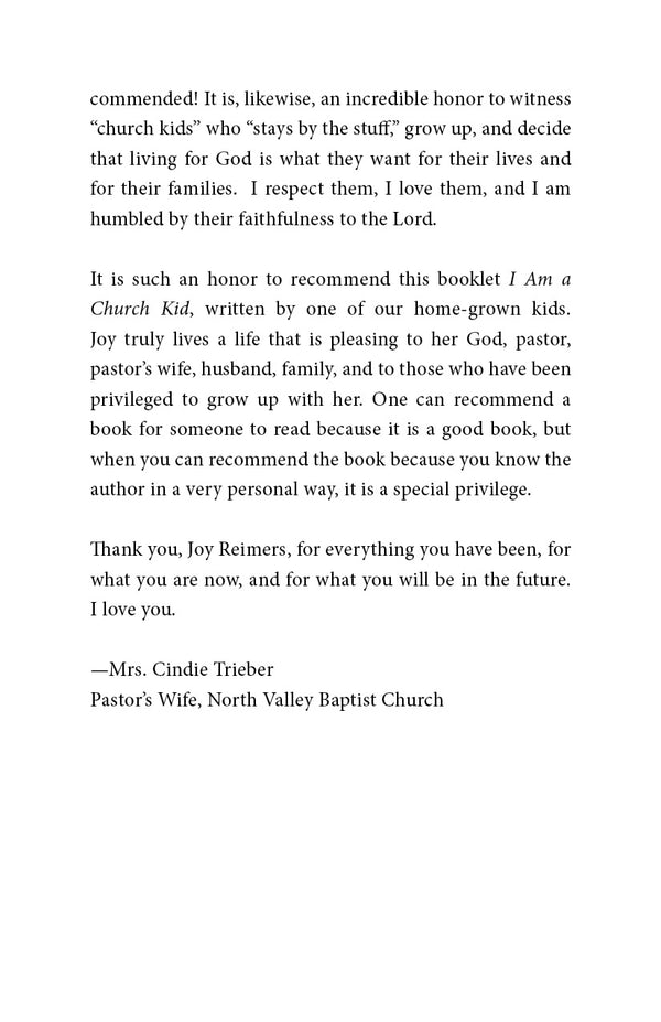 I Am a Church Kid