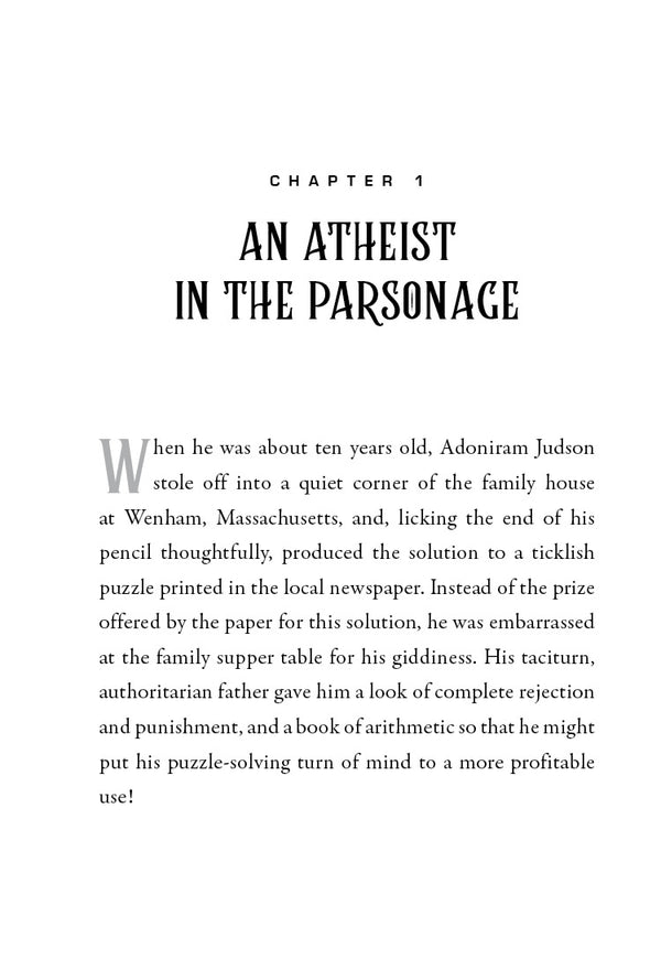 Adoniram Judson - America's First Foreign Missionary