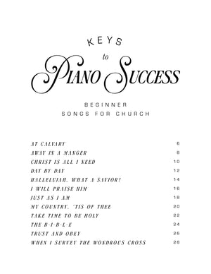 Keys to Piano Success - Beginner