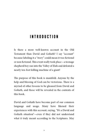 Lessons from David and Goliath