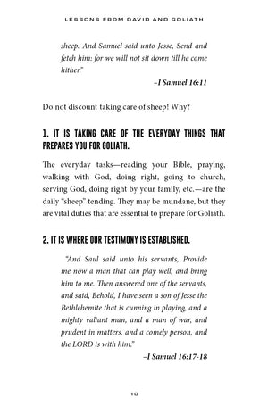 Lessons from David and Goliath