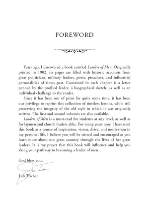 Leaders of Men - Volume III