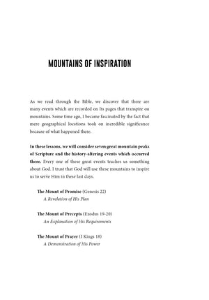 Mountains and Valleys of Scripture Teacher's Edition