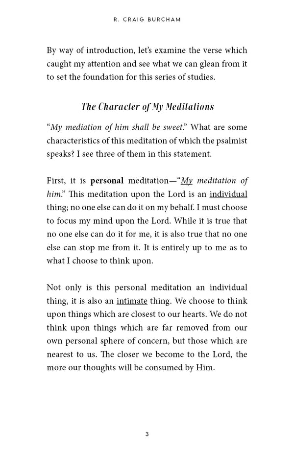 Meditations on the Master