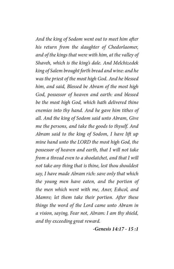 Pattern for Scriptural Giving