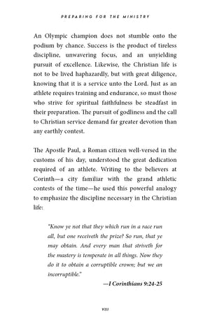 Preparing for the Ministry