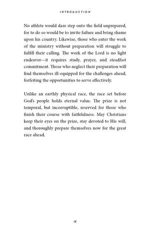Preparing for the Ministry
