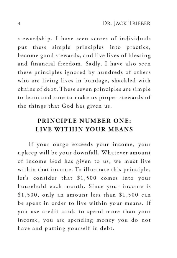 Principles of Stewardship