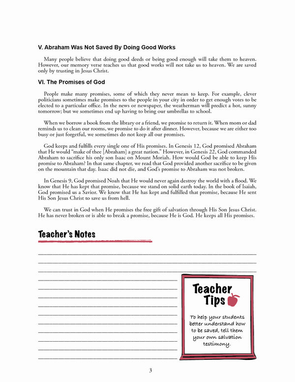 Stories of Salvation - Junior Teacher's Manual (Digital)