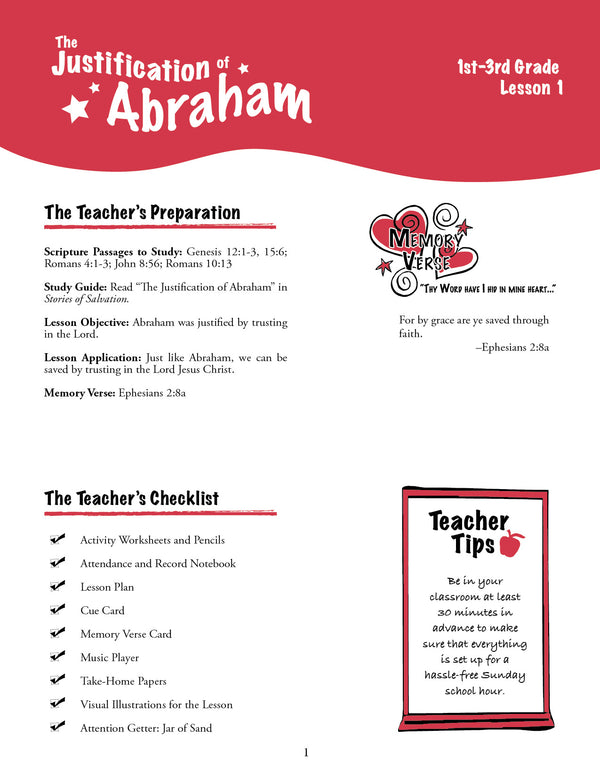 Stories of Salvation - Primary Teacher's Manual (Digital)