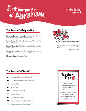 Stories of Salvation - Primary Teacher's Manual