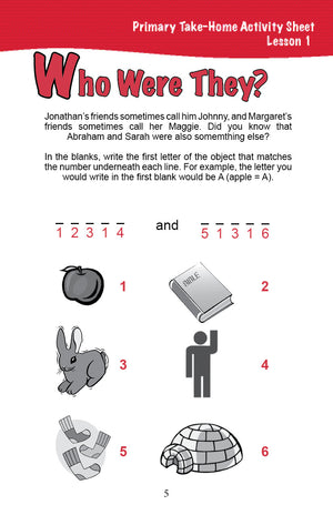 Stories of Salvation - Primary Workbook (Digital)