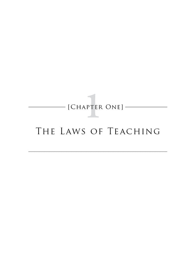 The Seven Laws of Teaching