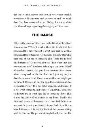 The Tragedy of Bitterness
