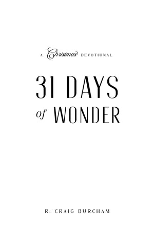 31 Days of Wonder