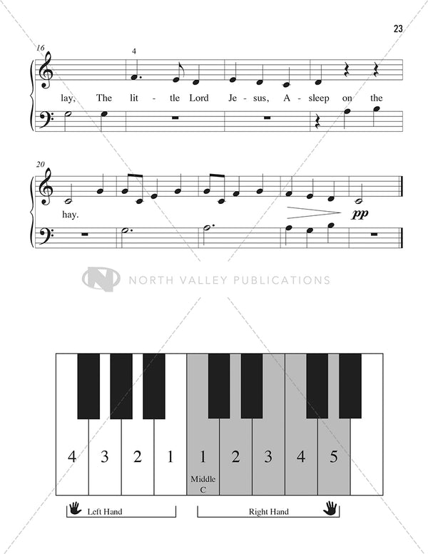 Gospel Hymn Arrangements for Beginner Piano