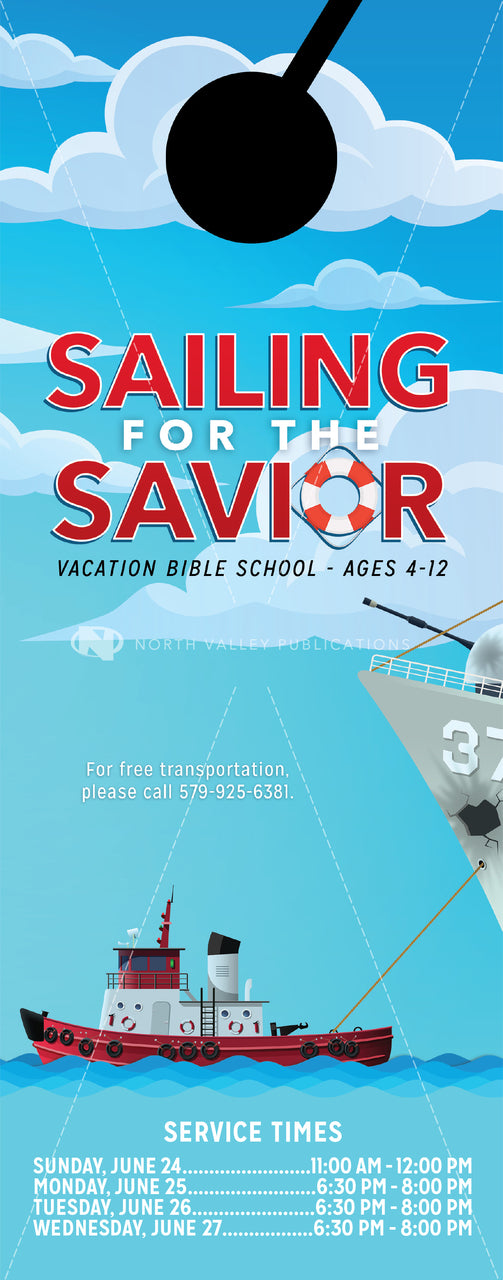 VBS Boating Theme - Door Hanger