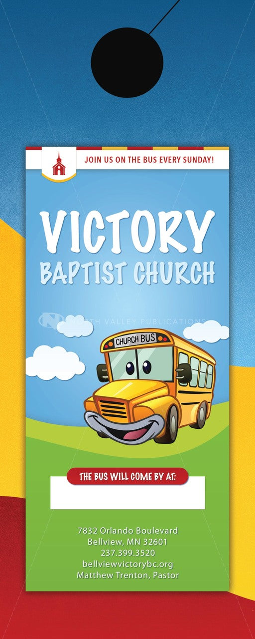 Bus Invitation (D) - Door Hanger