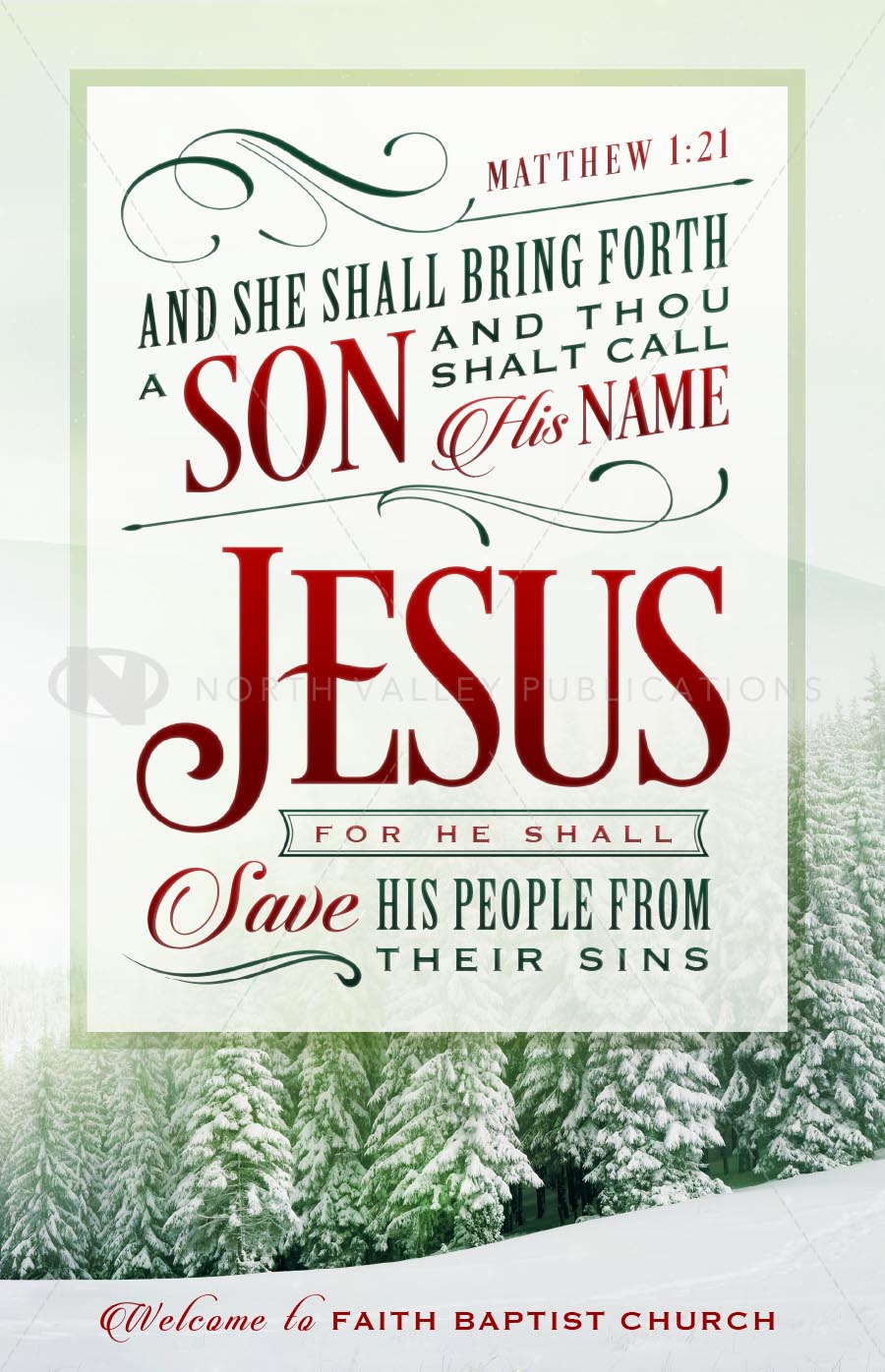 Bulletin Paper - Christmas (B) – North Valley Publications bulletin-paper-christmas-b-north-valley-publications