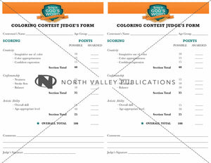 Coloring Book - Coloring Contest Custom Package