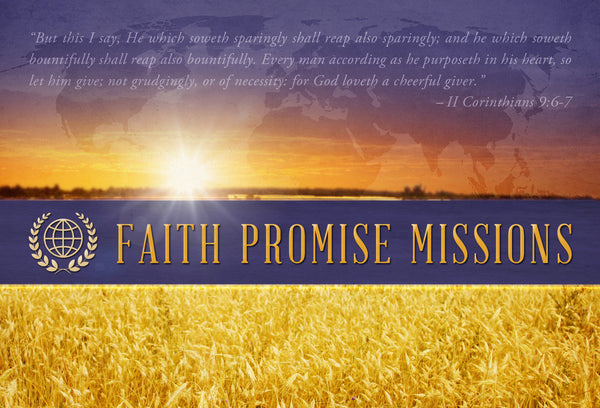 Faith Promise Commitment Card - Non-Perforated (C)