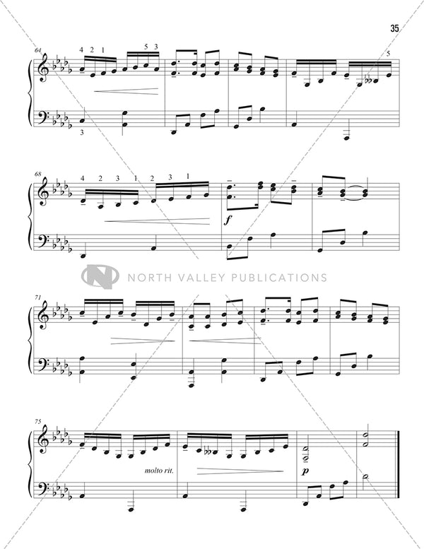 Gospel Hymn Arrangements for Intermediate Piano