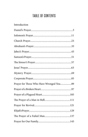 Great Prayers in the Bible