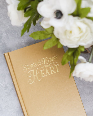 Songs & Hymns from the Heart - Gold Hardback Hymnal