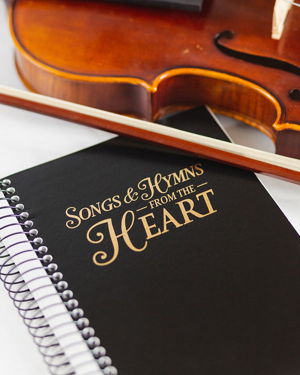 Songs & Hymns from the Heart - Black Spiral Hymnal