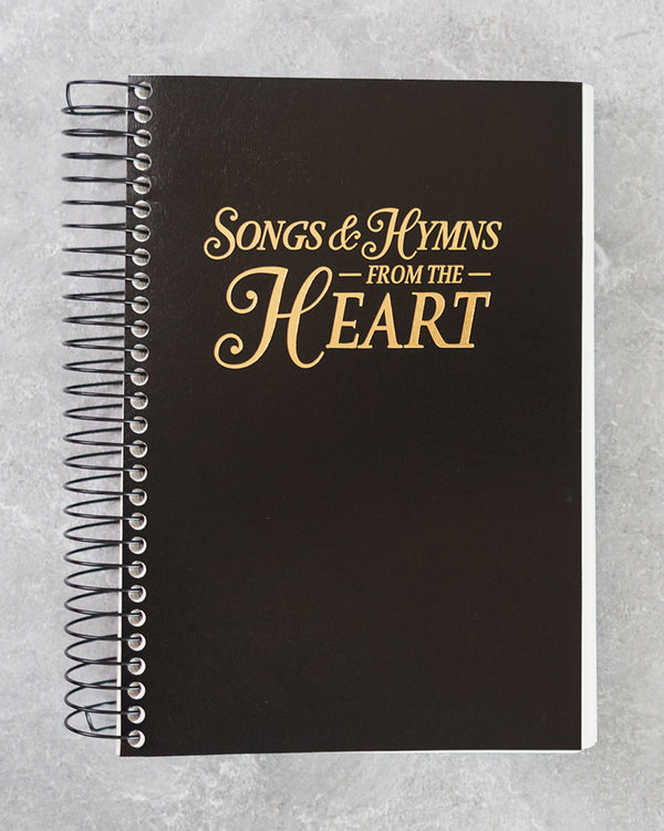 Songs & Hymns from the Heart - Black Spiral Hymnal
