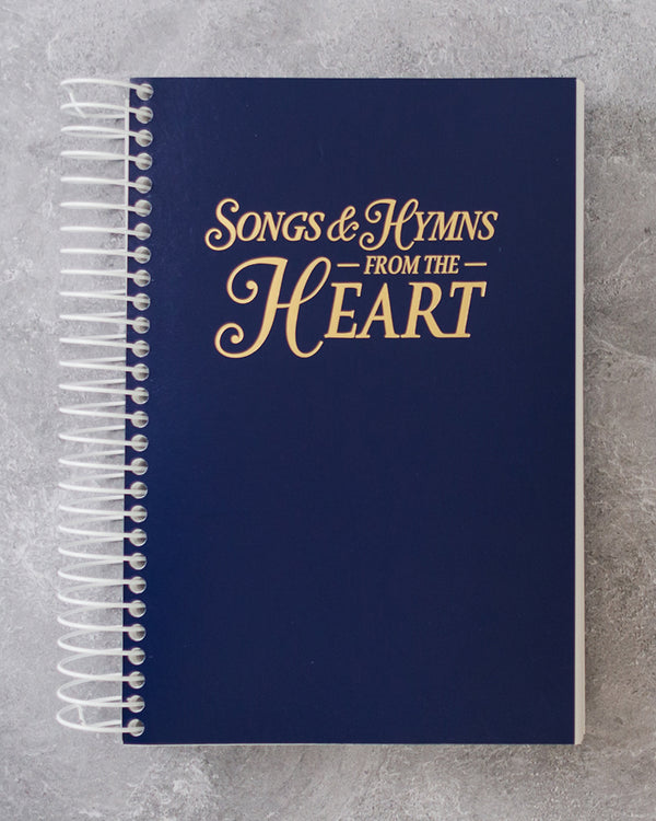 Songs & Hymns from the Heart - Navy Spiral Hymnal