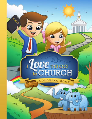 Coloring Book - I Love to Go to Church