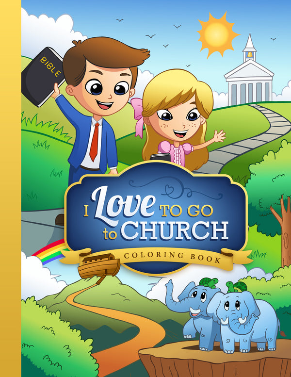Coloring Book - I Love to Go to Church