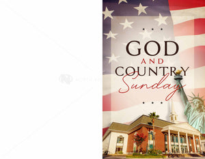 Bulletin Paper - God and Country Sunday
