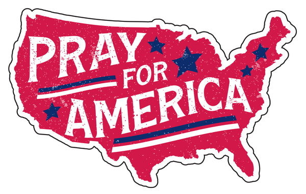 "Pray for America" Vinyl Stickers