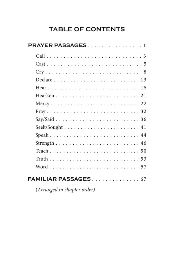 Psalms - Familiar Passages of Prayer and Praise