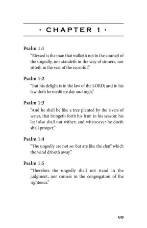 Psalms - Familiar Passages of Prayer and Praise