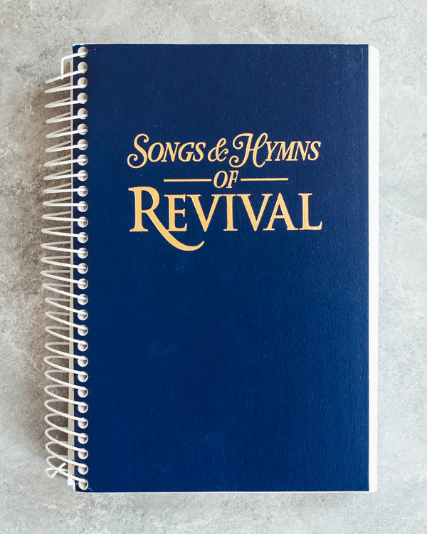 Songs & Hymns of Revival - Navy Spiral Hymnal