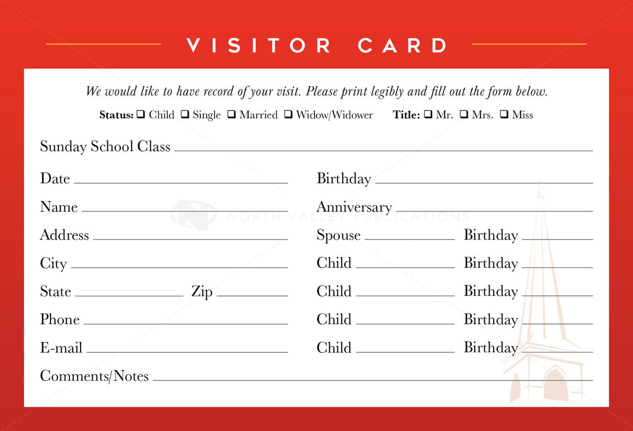 visitor-card-05-north-valley-publications for Free Printable Church Visitor Cards Visitor Card (05) – North Valley Publications for Free Printable Church Visitor Cards