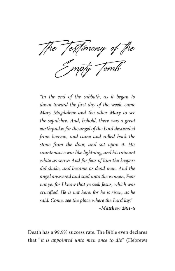 The Testimony of the Empty Tomb